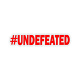 #Undefeated Sticker