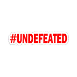 #Undefeated Sticker