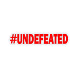 #Undefeated Sticker