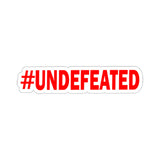 #Undefeated Sticker