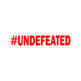 #Undefeated Sticker