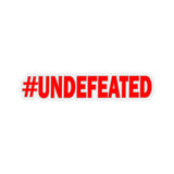 #Undefeated Sticker