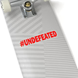 #Undefeated Sticker