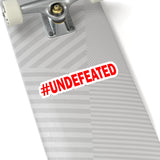 #Undefeated Sticker