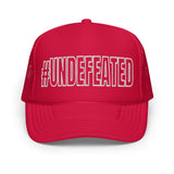 #Undefeated Outline Foam trucker hat