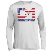 Patriotic Undefeated Men’s Long Sleeve Performance Tee